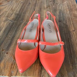 Women’s shoes by Anyi Lu in melon color size 7.5